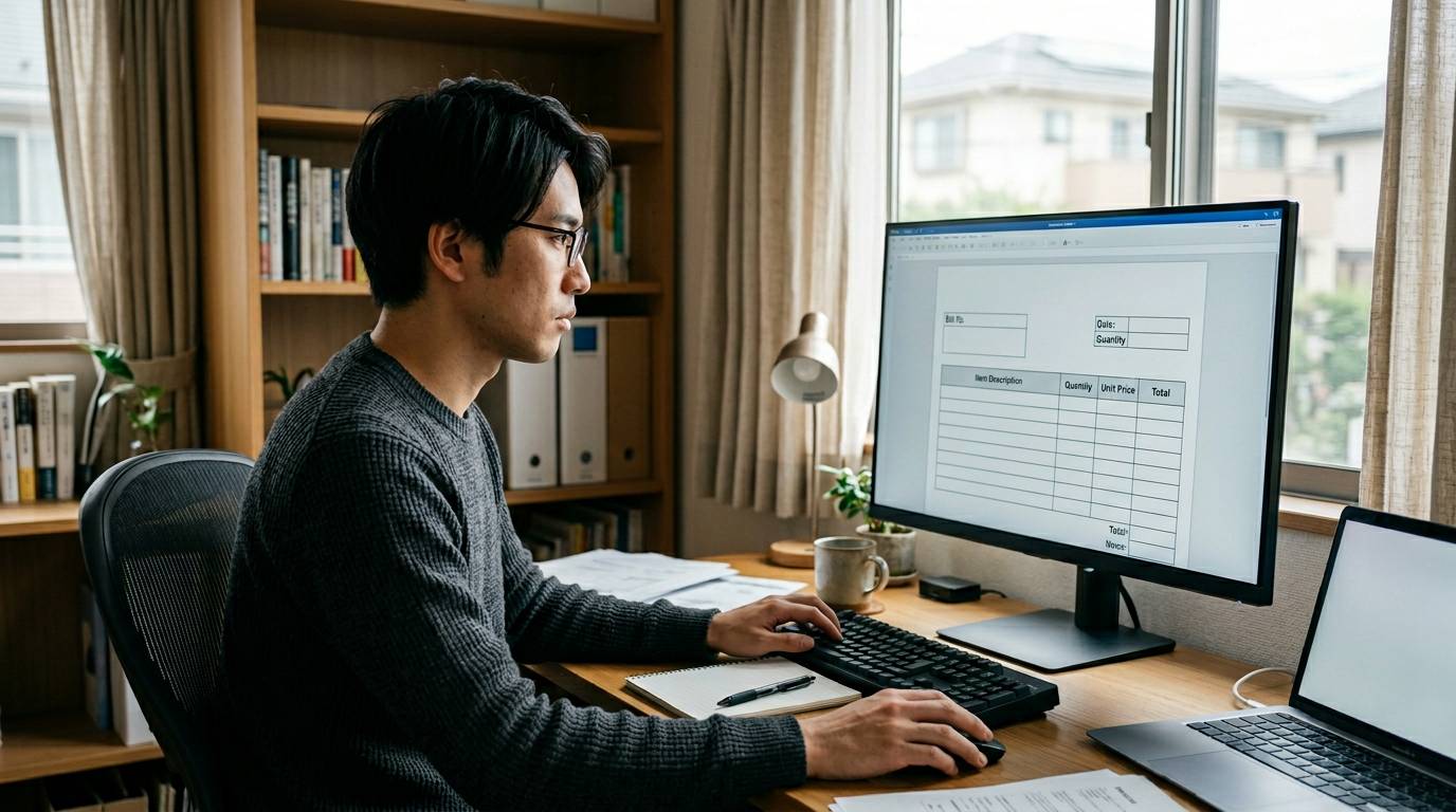 請求書の作り方